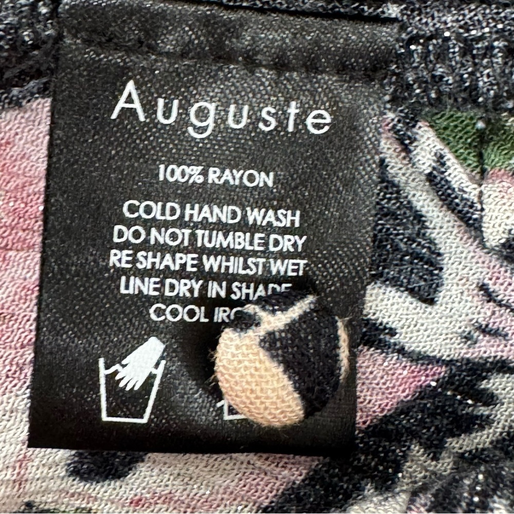 Auguste the Label Delilah Frill Maxi Dress Floral High Low Women's US 2 - Picture 12 of 16